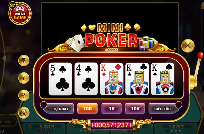 Cách chơi game bài Poker ăn tiền mỗi ngày